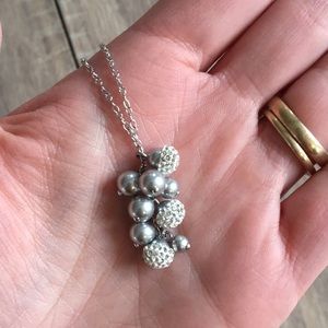 Swarovski crystal and pearl necklace